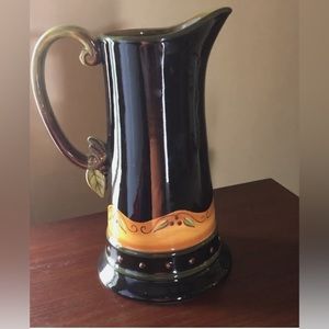 Chocolate Berries pitcher w/ salt & pepper shakers Demdaco Deb Hrabik 2002